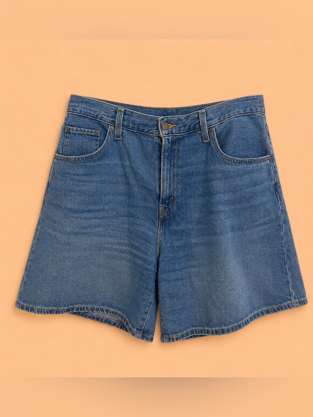 LEVIS WOMEN HIGH RISE BAGGY JEAN SHORTS
